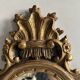 Antique baroque mirror in carved and gilded wood, 19th century