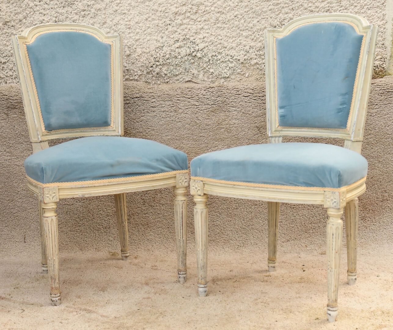 4 Louis XVI style chairs