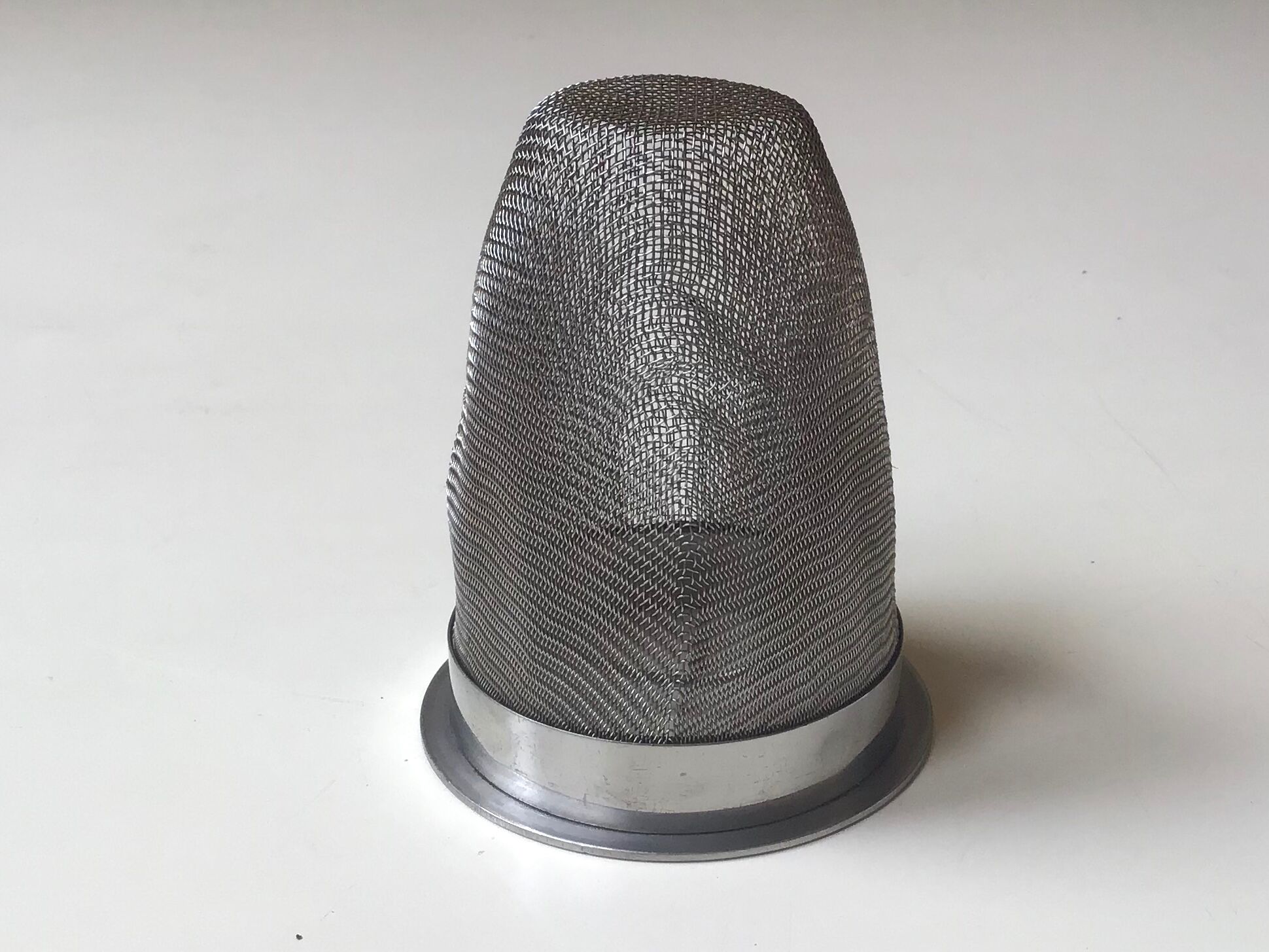 Guy Degrenne salam calorifuge teapot 4 ceramic cups - vintage chrome 70