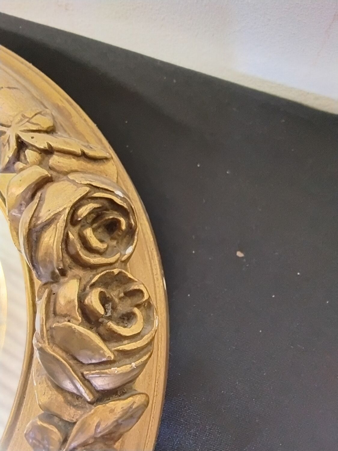 Antique oval mirrors