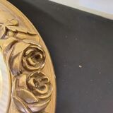 Antique oval mirrors