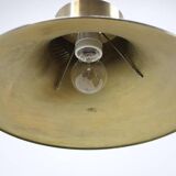 Mid-century design brass pendant by Napako, 1970s
