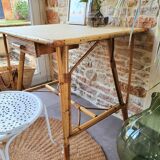 Rattan desk