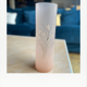 Pink and gold tube vase
