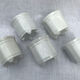 Lot of 5 caches pots in white earthenware