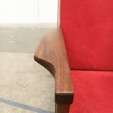 Danish rocking chair from the mid-century by Poul Volther for Frem Røjle.