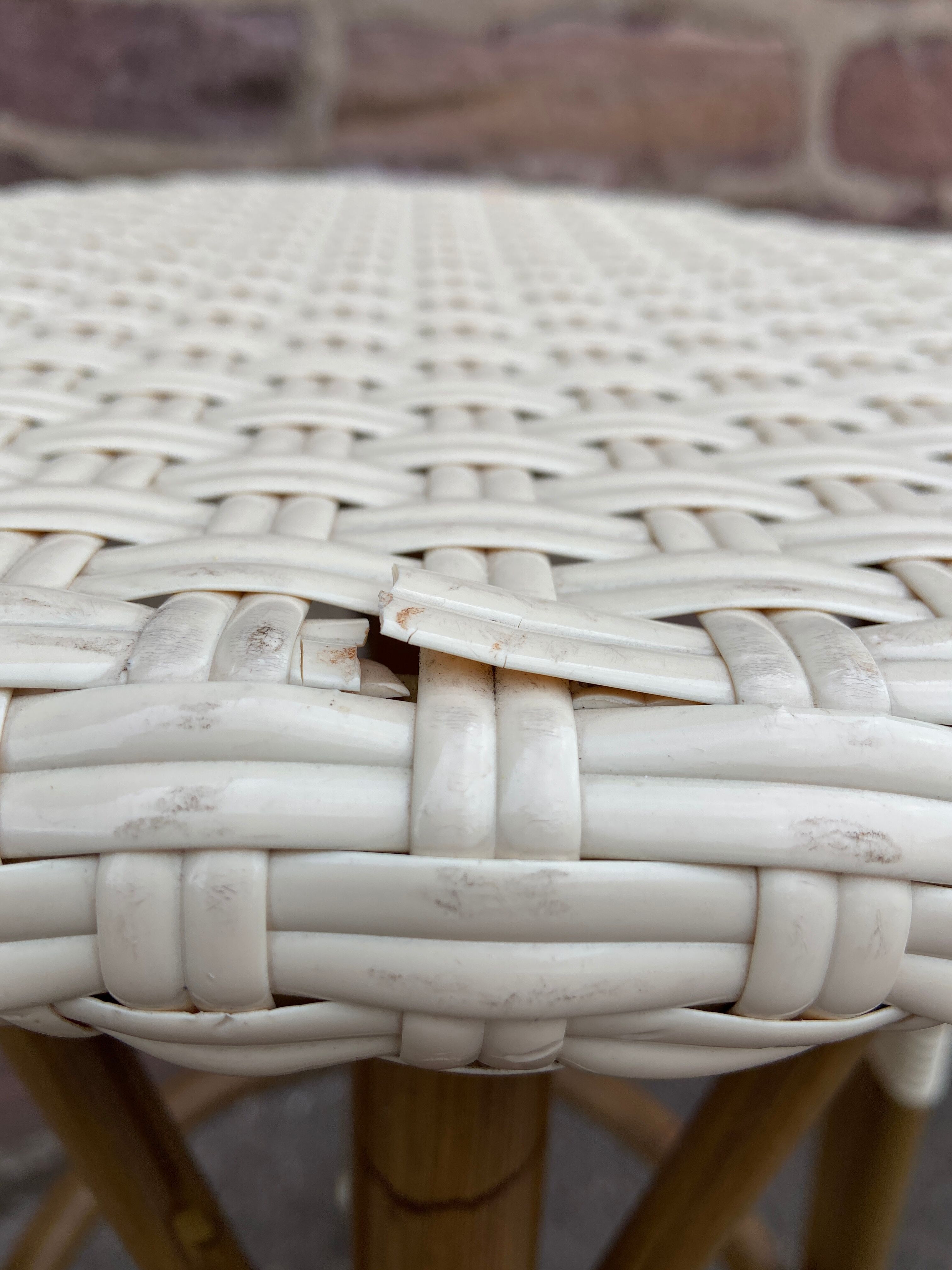 Pair of bar stool style drucker paris café