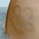 Frosted pink glass lampshade