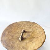 Zulu Round Shield | Bamiléké L Wooden 23 inches - Rainbow - Wall Decoration