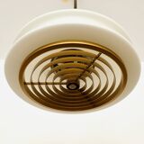 1 of 3 Awesome Adjustable Orion Glass Pendant Lamps from Staff