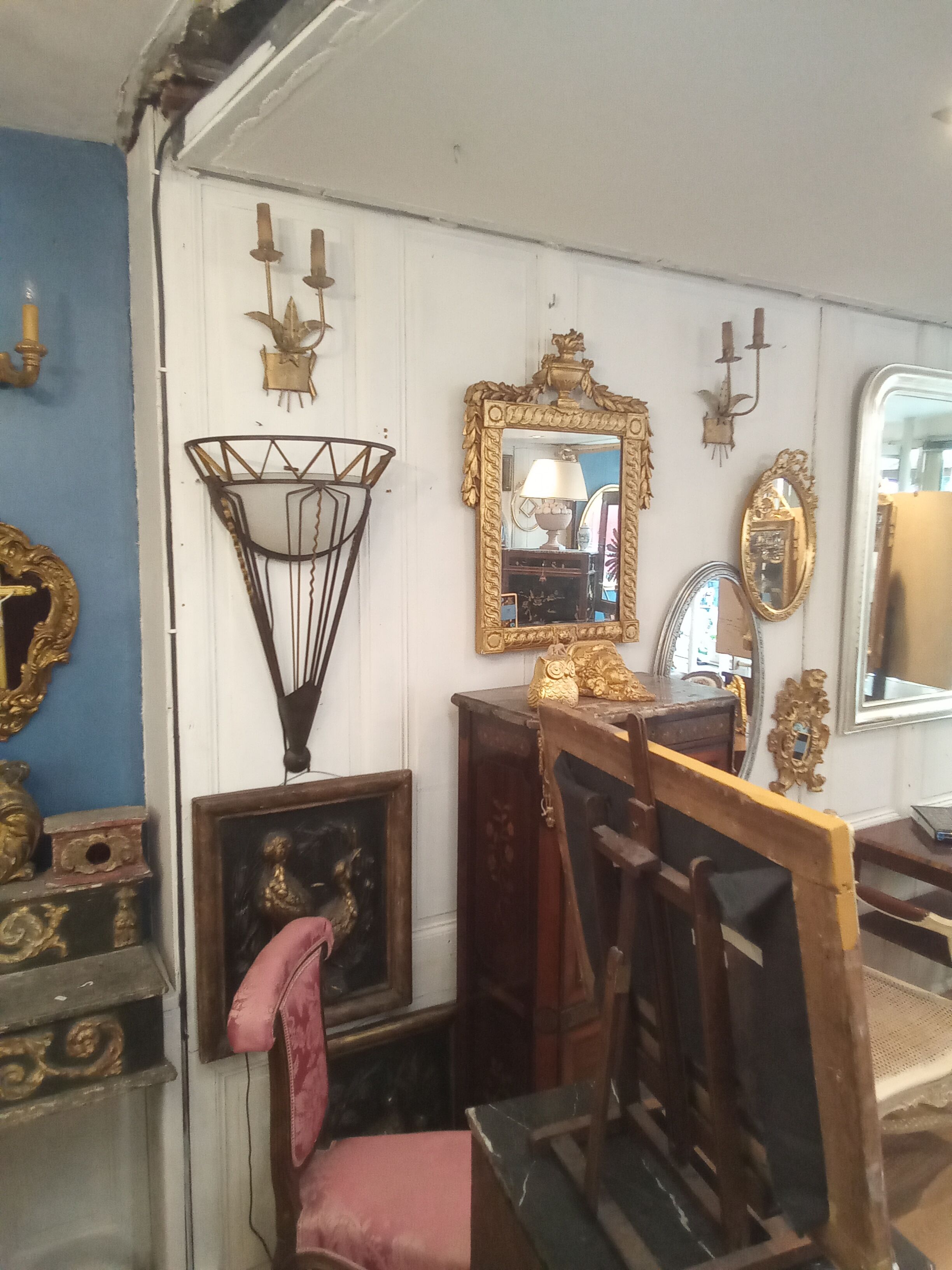 Art Deco wall lamp, 70X44cm