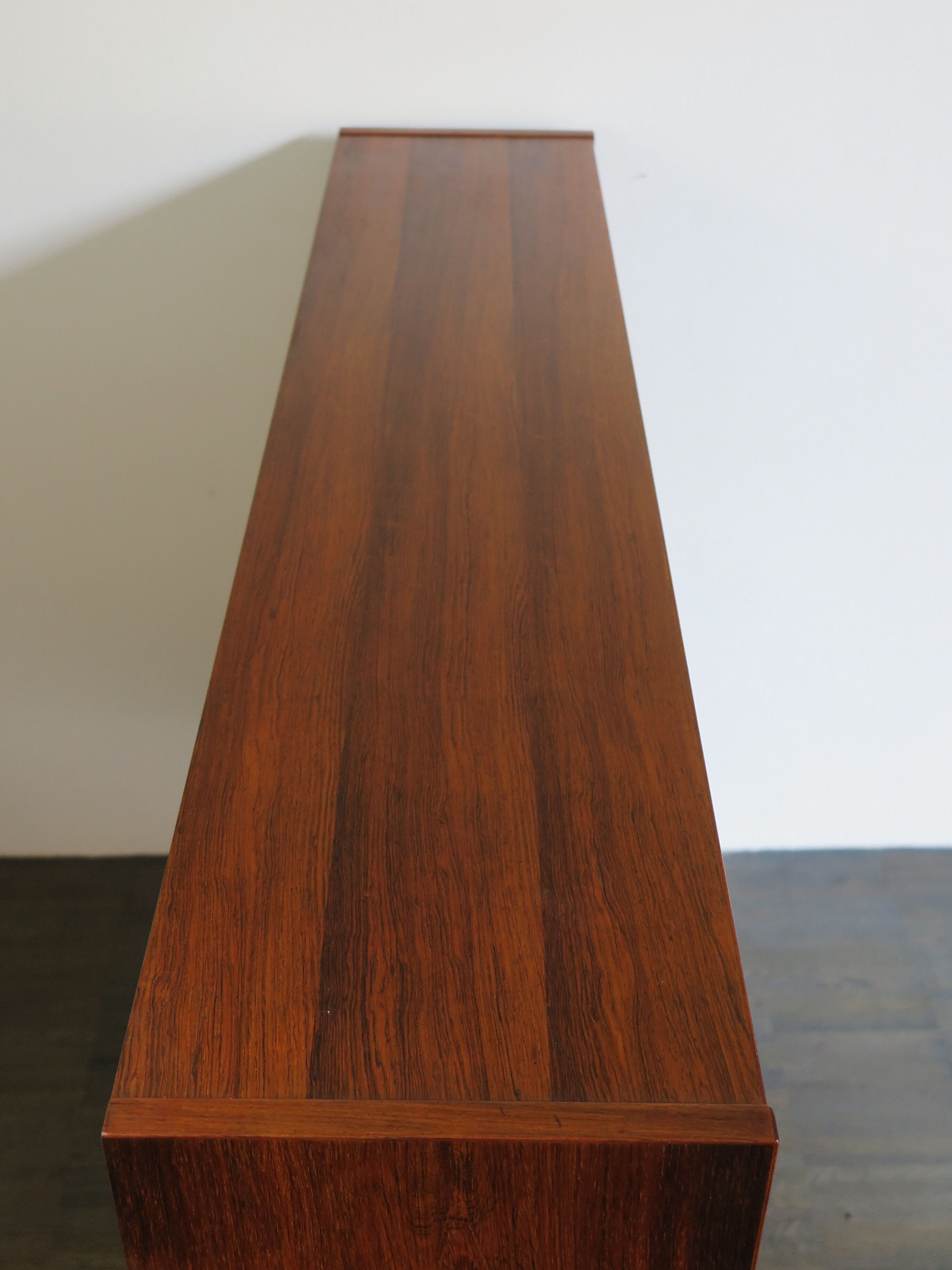 Poul Hundevad scandinavian rosewood bookcase, 1960s