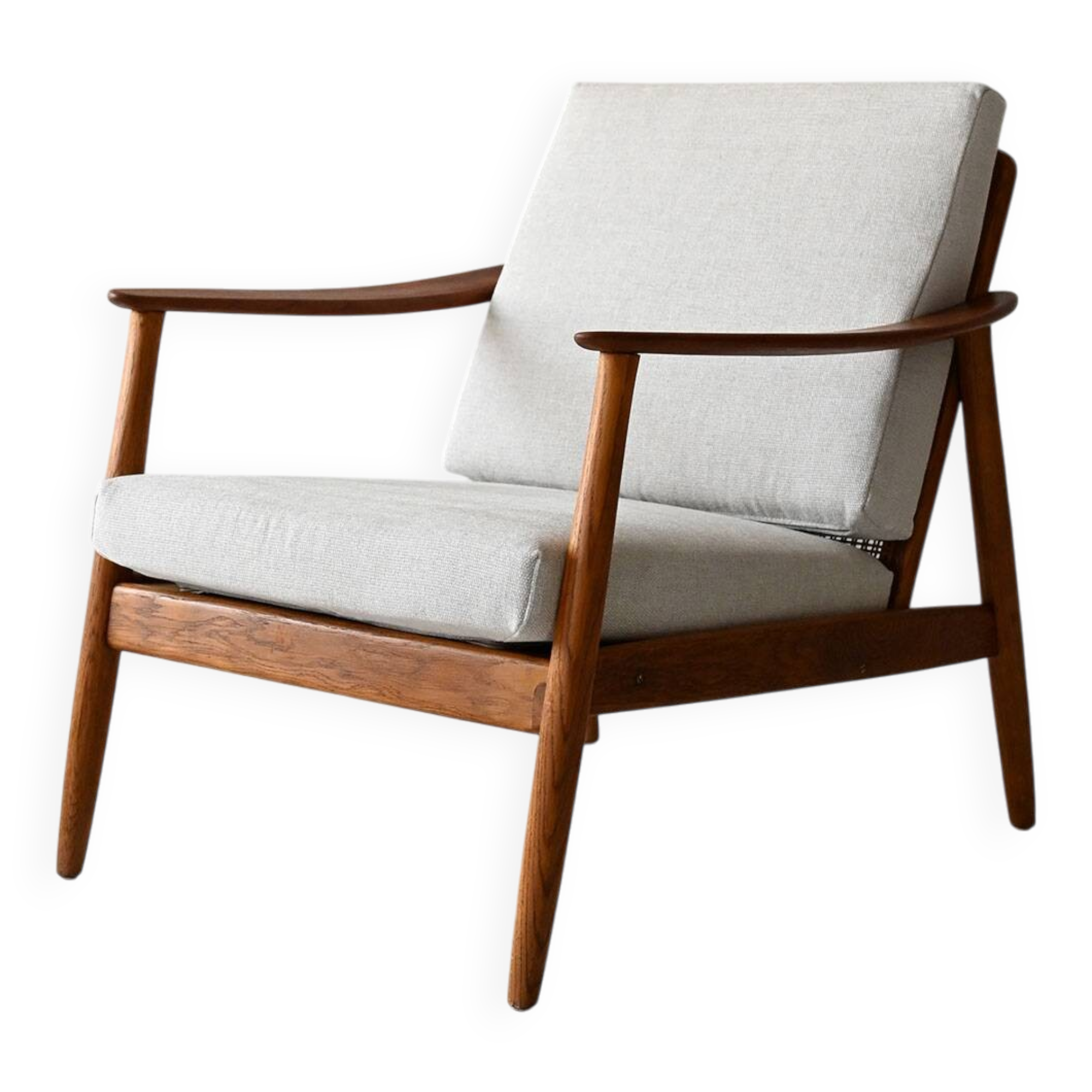 Swedish Vintage Teak armchair by Folke Ohlsson for DUX