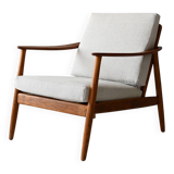 Swedish Vintage Teak armchair by Folke Ohlsson for DUX