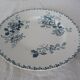 PLATE Saint Amand hamage faience old flowers ACACIA 299112