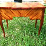 Coiffeuse Louis XV marquetée