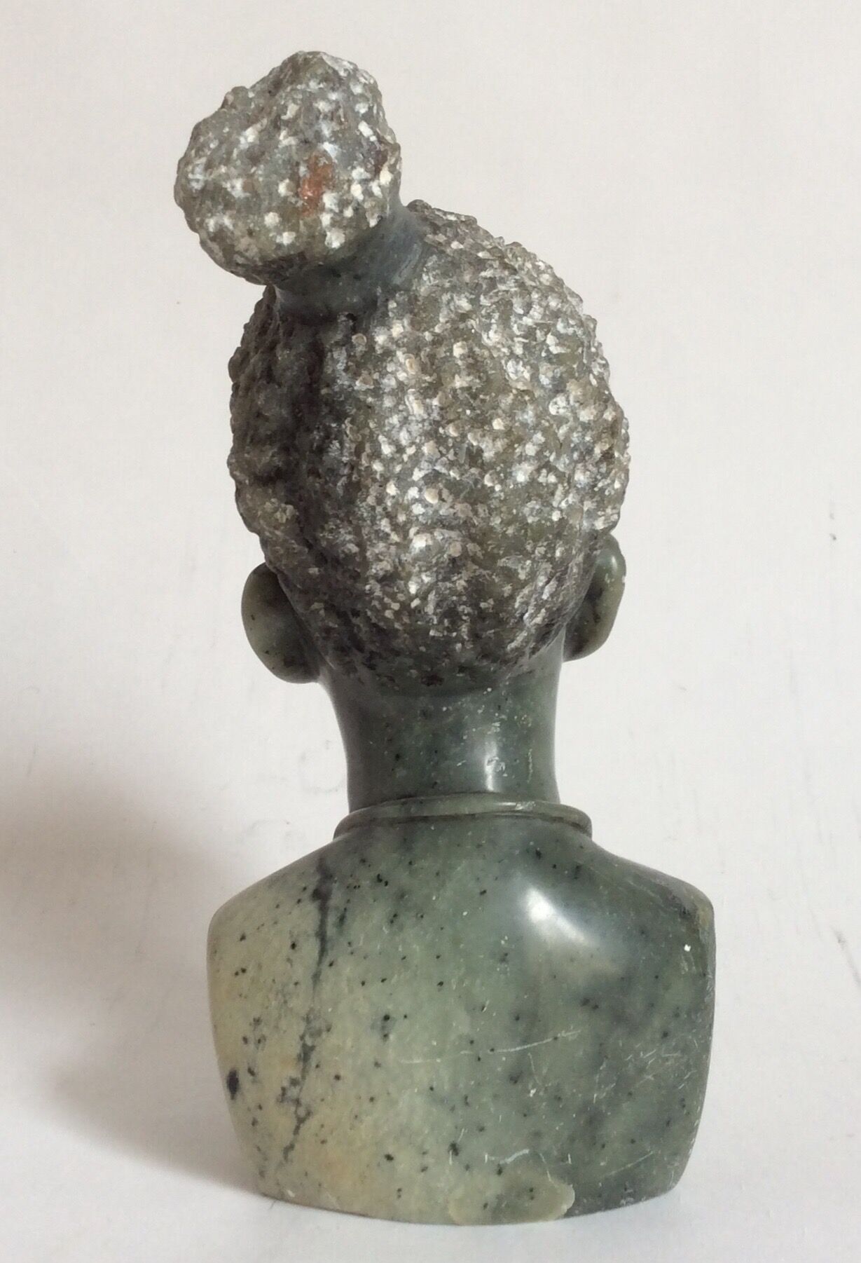 African stone bust