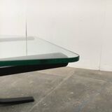 Mid-century Norwegian Siesta glass side table by Ingmar Relling for Westnofa.