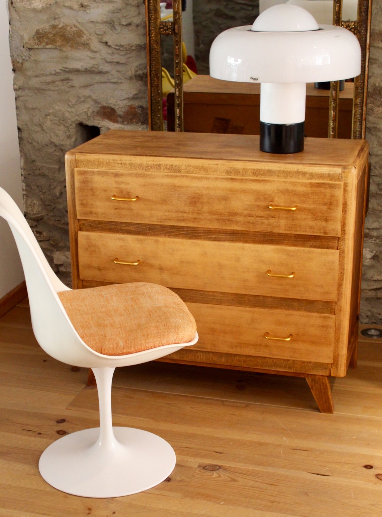 Descaled 70s Dresser painted