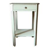 Side table or side table in renovated old wood