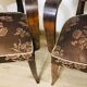 Pair of bridge armchairs
