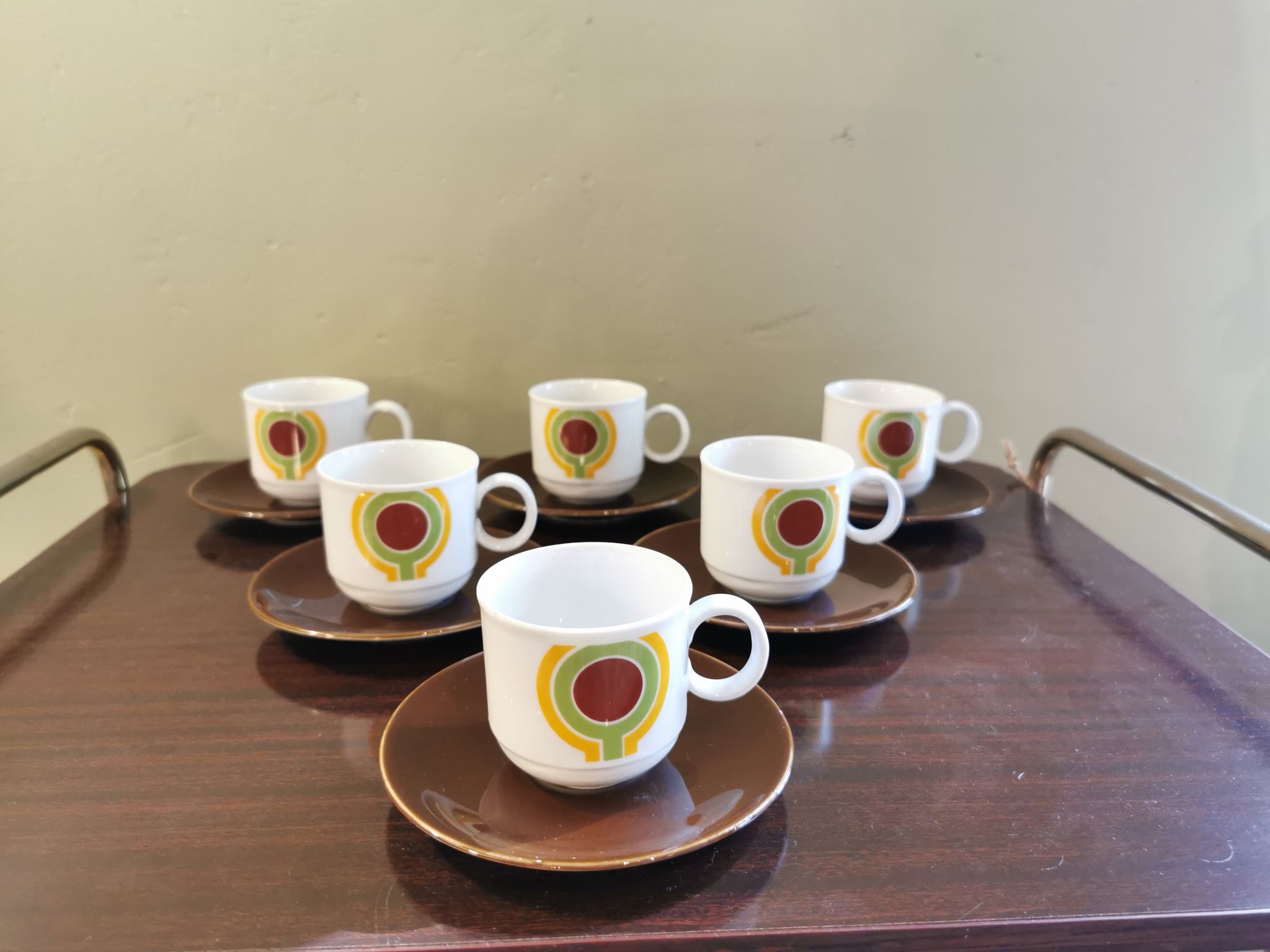 Service à café vintage bavière 6 tasses