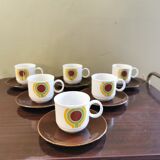 Vintage coffee service Bavaria 6 cups