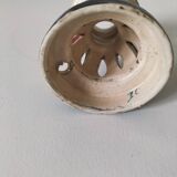 Openwork glazed ceramic candlestick-lantern – Tunisia, 1960s–1980s