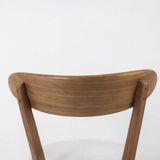Walnut dining room set. 21st century.