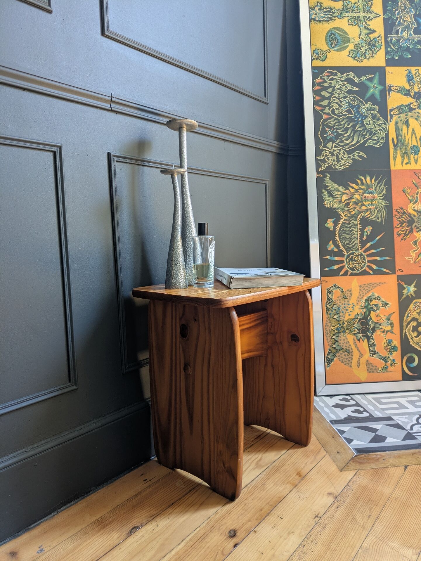 Tabouret  bois multi fonctions 80'