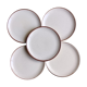 Lot of five flat sandstone plates