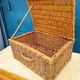 Panier valise en osier