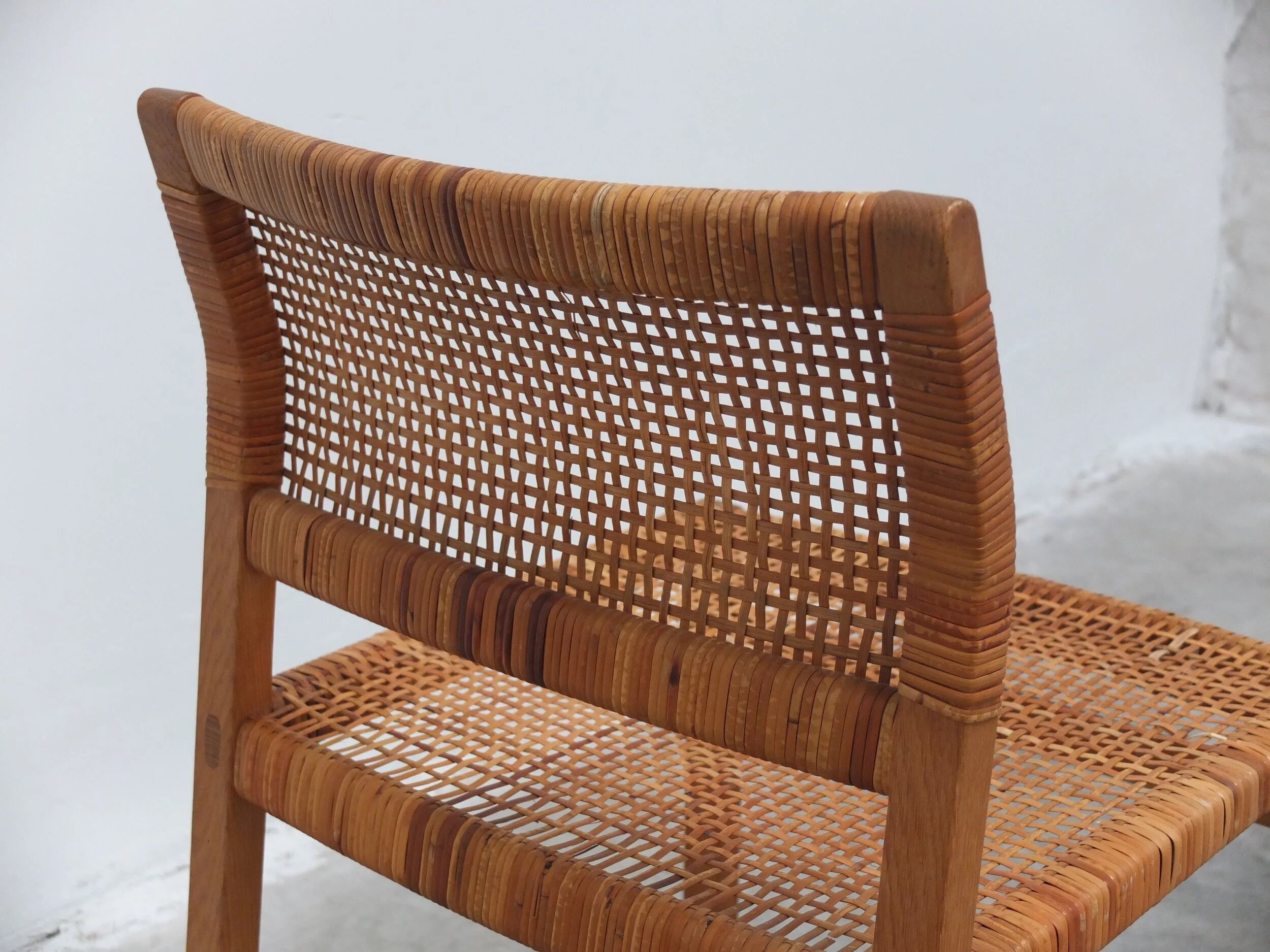 Rare 'BM61' side chair by Børge Mogensen for Lauritsen & Søn, 1957