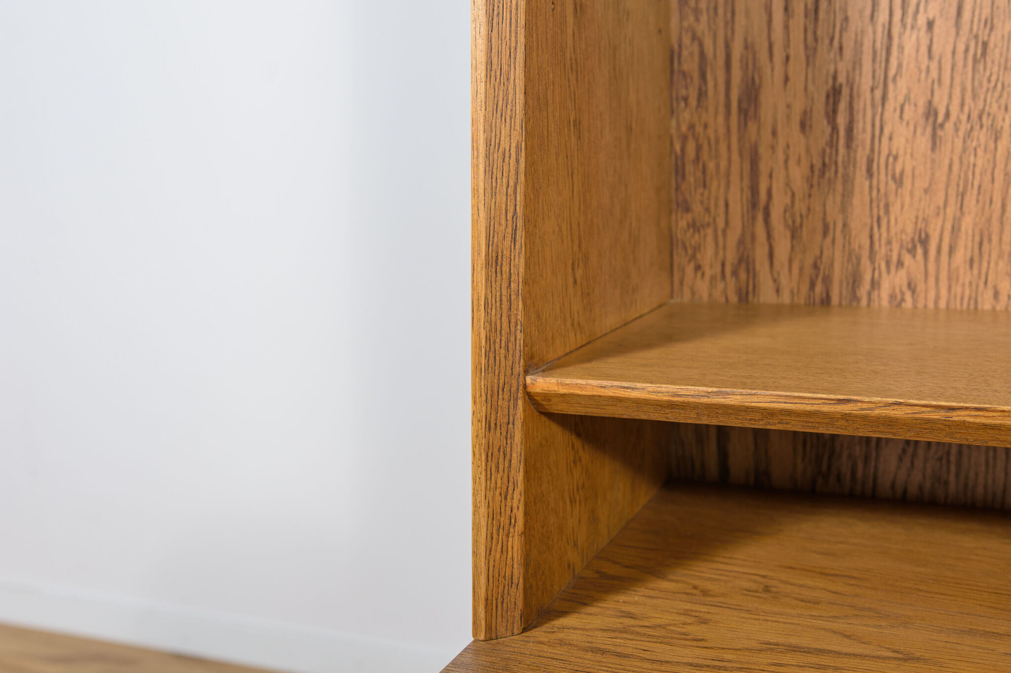 Mid-century swedish oak shelf, 1970s