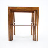 1930s Set of three bauhaus nesting tables H-50 by Jindrich Halabala