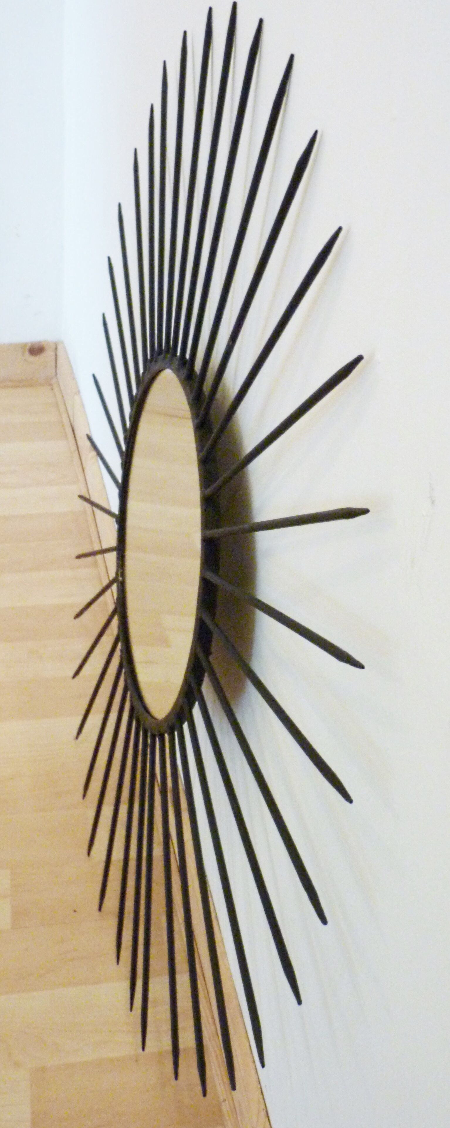 Mirror Sun metal 74 x 74 cm