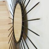 Mirror Sun metal 74 x 74 cm
