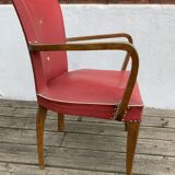 Red skai bridge armchair