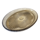 Oval serving dish in Bayel fluted glass