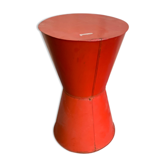 Metal red stool