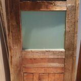 Woodwork trumeau with two mirrors