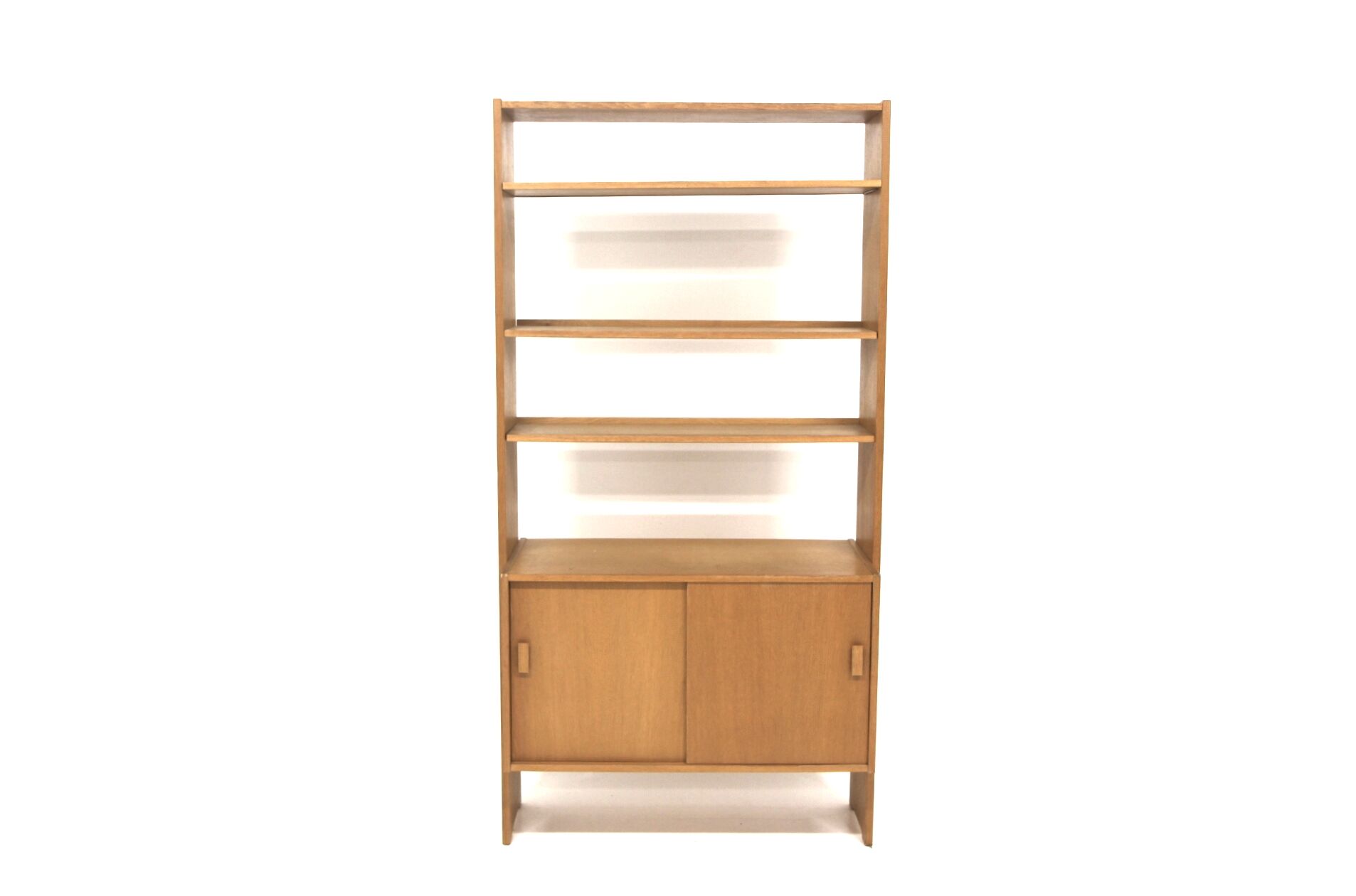 Bibliothèque scandinave en chêne, Suède, 1960