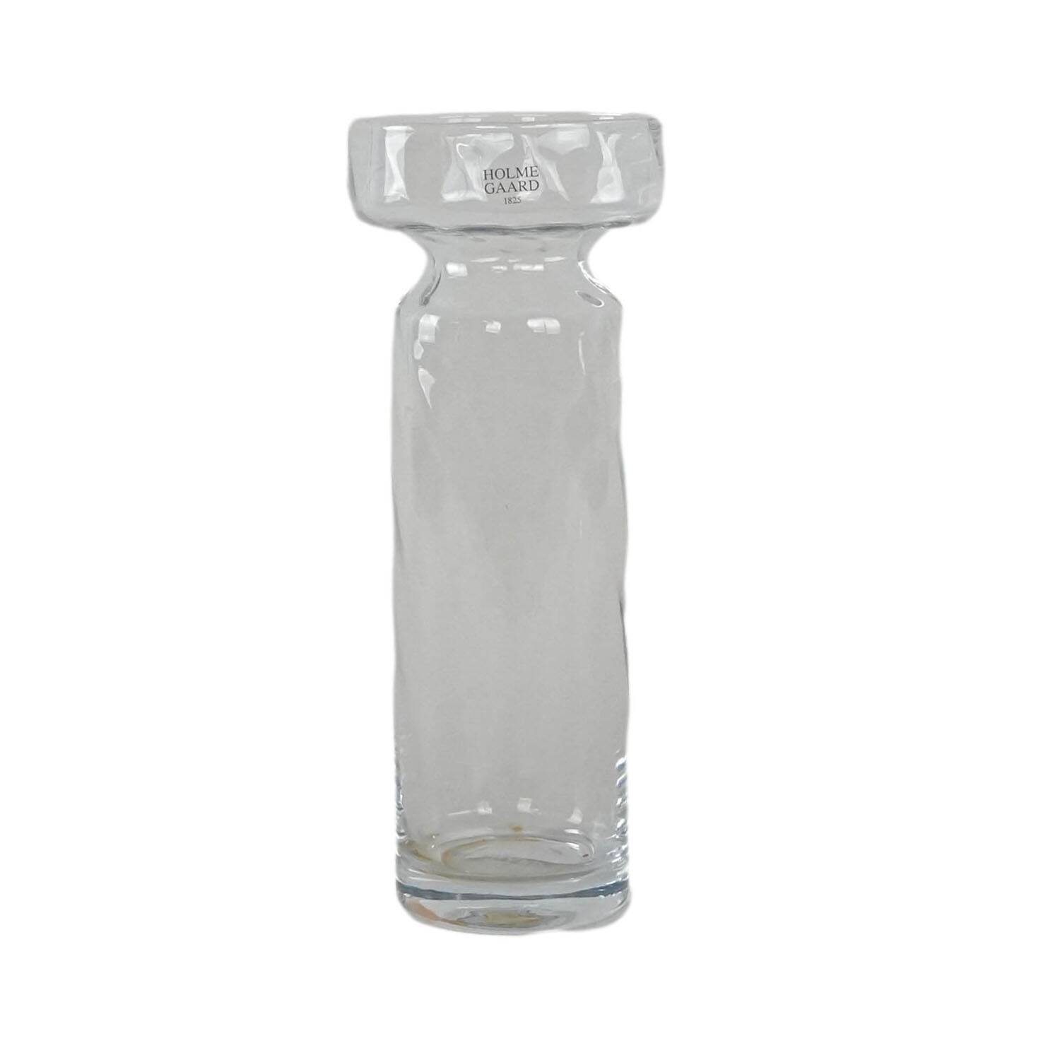 Glass vase, Danish design, 1970s, manufacturer: Holmegaard