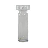 Glass vase, Danish design, 1970s, manufacturer: Holmegaard