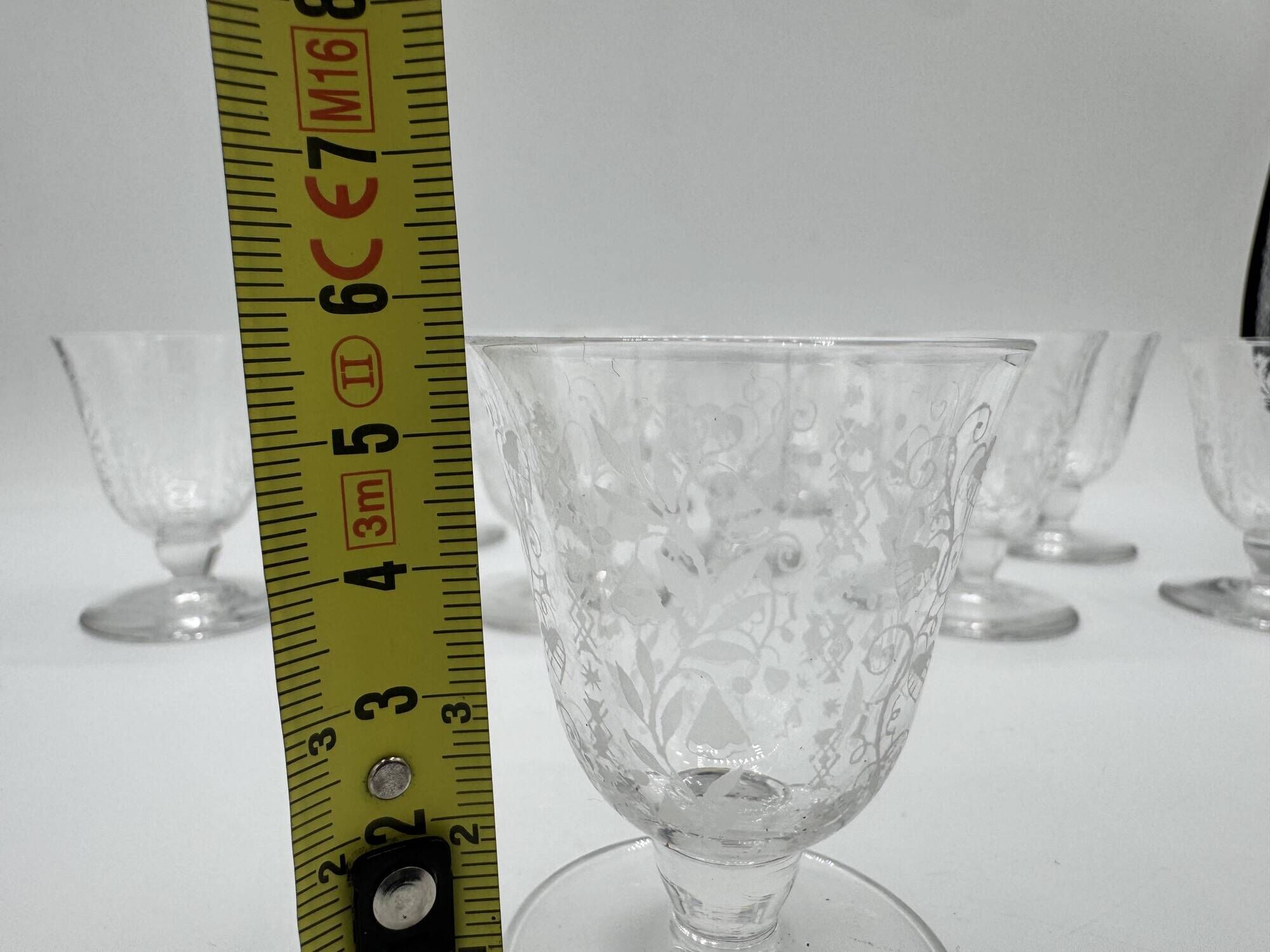 Set of 10 Crystal Liqueur Glasses from Baccarat – Argentina Model, 1940