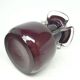 Mid-century modern vase, purple glass, Poland, 1970s