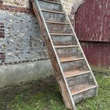 8-step solid wood staircase -JD103