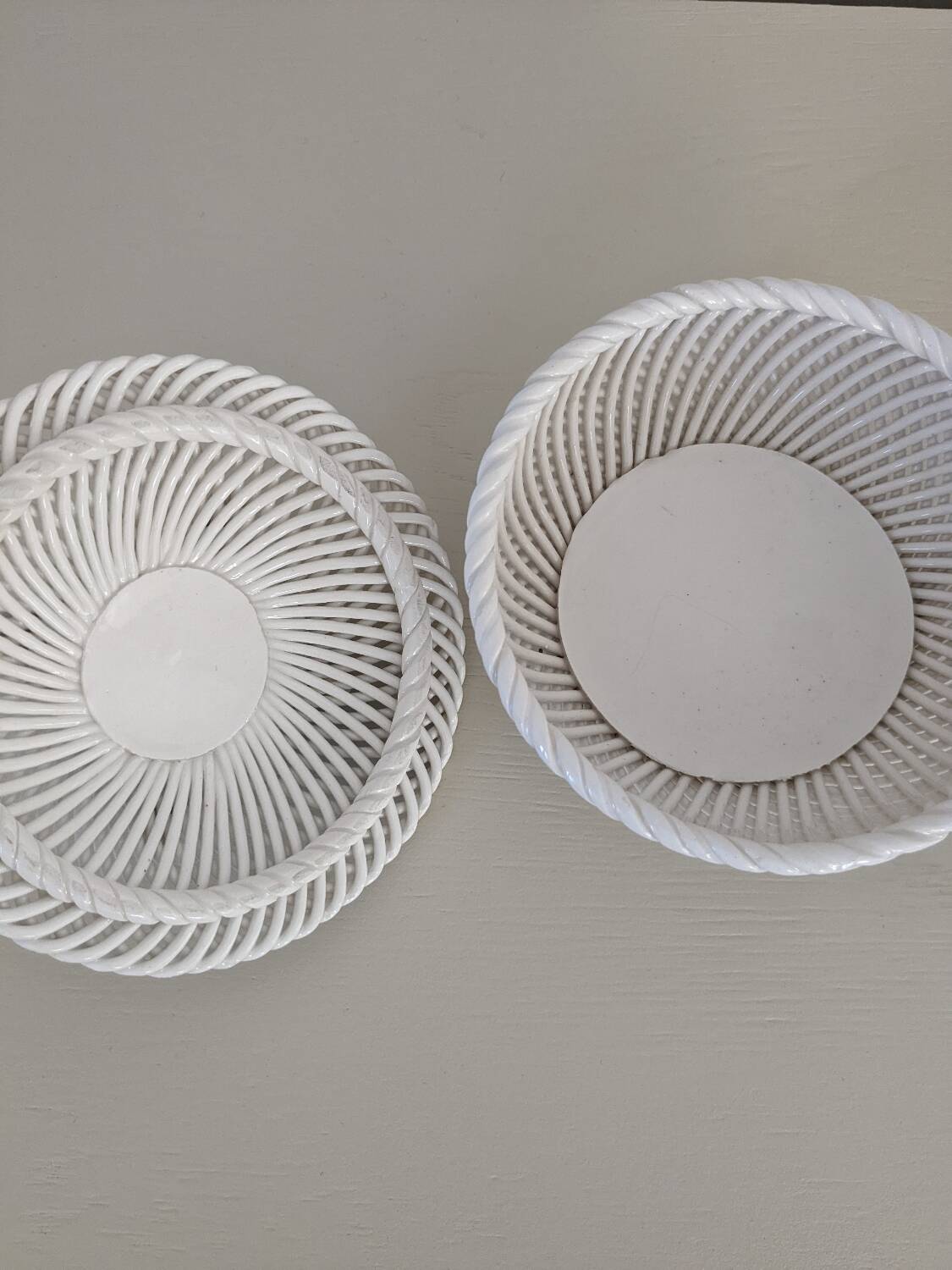 Braided porcelain candy box