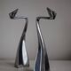 Pair of candle holders by Matthew Hilton 80's