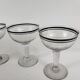 Set de 4 verres à cocktail années 20-30